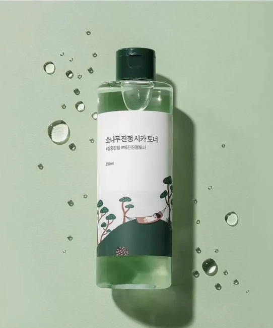 Round Lab Тоник успокаивающий для лица PINE CALMING CICA TONER, 250мл (2)