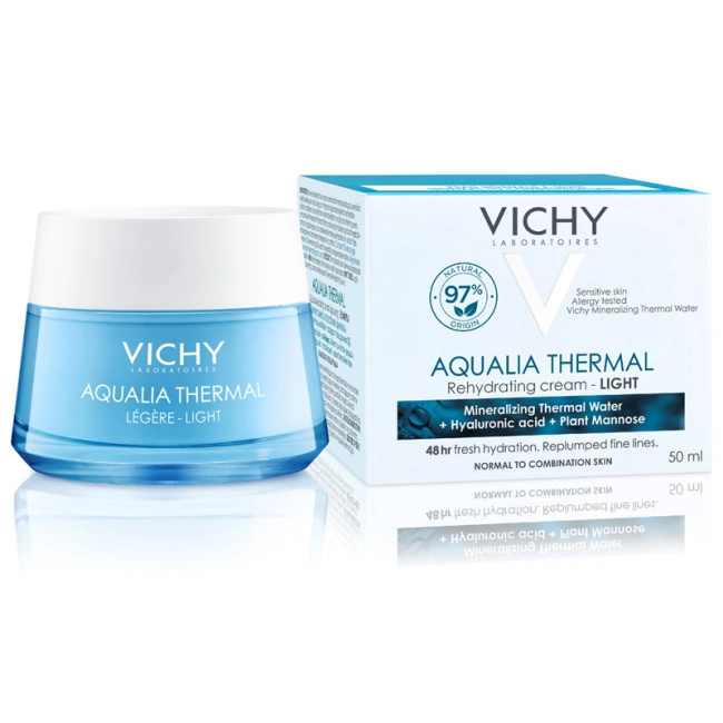 VICHY Крем увлажняющий легкий для нормальной кожи лица, 50мл (2)