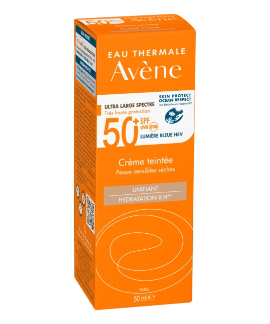 AVENE Крем солнцезащитный тонирующий SPF50+, 50мл (2)