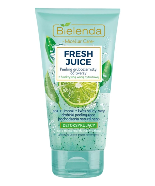 Bielenda Скраб интенсивный детоксифицирующий FRESH JUICE Лайм, 150г