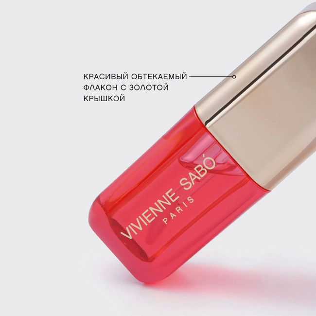 Vivienne Sabo Масло для губ тон 04  полупрозрачный красный, 3.5мл (4)