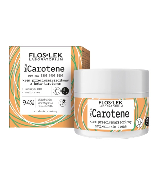 Floslek Крем для лица увлажняющий ночной betaCAROTENE, 50мл (1)