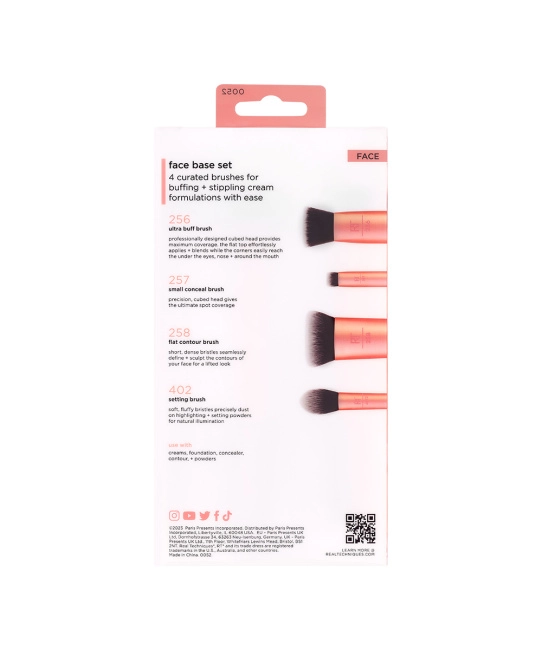 Real Techniques Набор кистей для макияжа Face Base Set, 4шт (7)