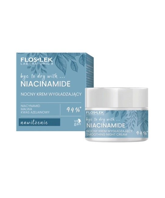 Floslek Разглаживающий ночной крем NIACINAMIDE SMOOTHING NIGHT CREAM, 50мл (1)