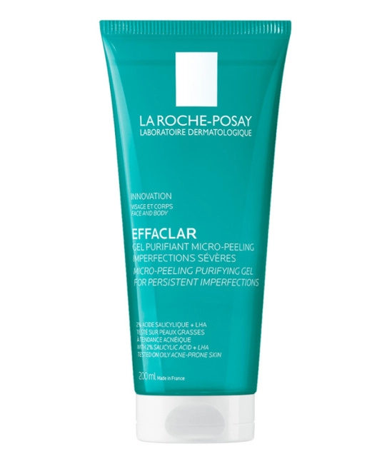 La Roche-Posay Гель очищающий микроотшелушивающий для лица и тела, 200мл