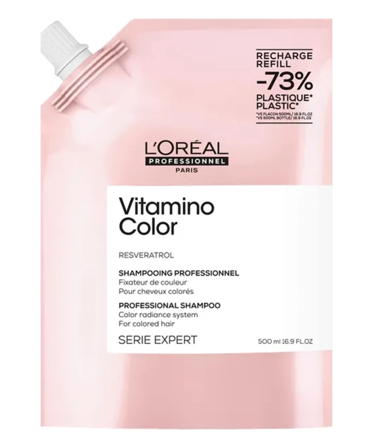 L'Oreal Professionnel Шампунь для окрашенных волос Vitamino Color Serie Expert (рефил), 500мл