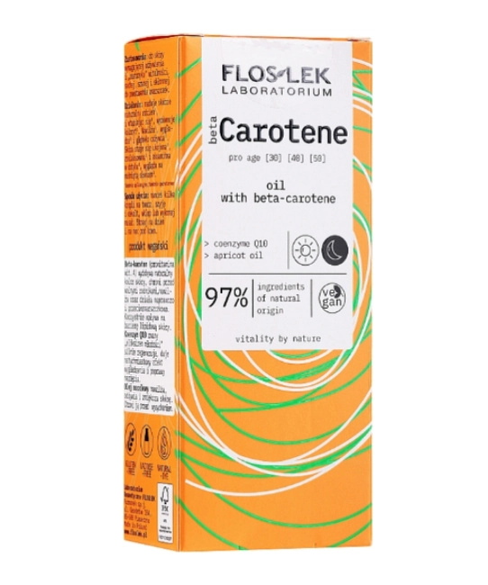 Floslek Масло для лица betaCAROTENE, 30мл (1)