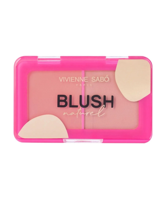 Vivienne Sabo Палетка румян Naturel тон 01 нежно-розовый, 6г