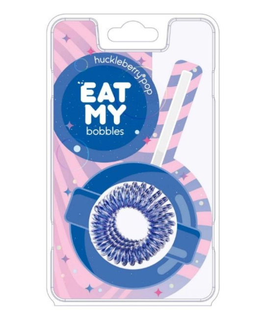 EAT MY EAT MY Резинки для волос "Черничный леденец" 3 шт, 3шт