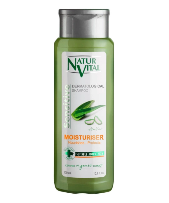 Natur Vital Шампунь для волос увлажняющий Алое Вера, 300мл
