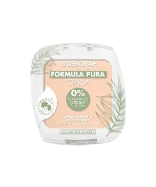 Deborah Milano Пудра для лица матирующая FORMULA PURA MATIFYING COMPACT POWDER, тон 02, 9 (2)